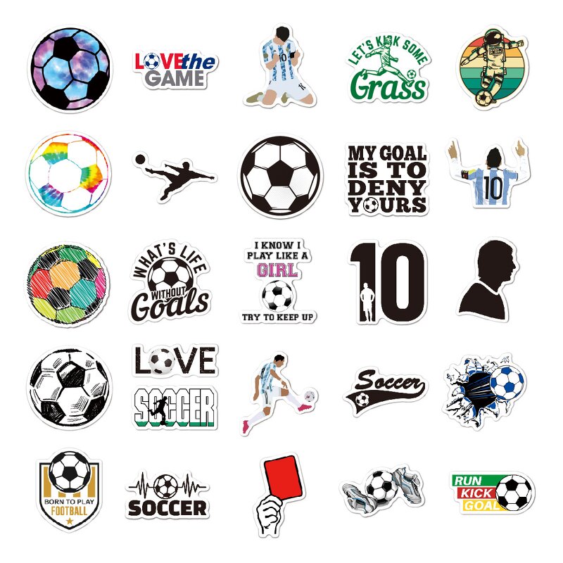 Football Sticker Factory - Waterproof Vinyl Stickers