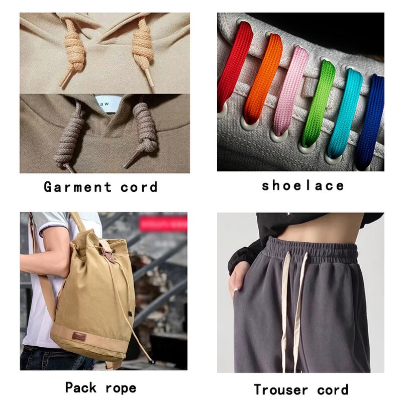 Drawcord Factory - Transparent Plastic Tips Shoelace