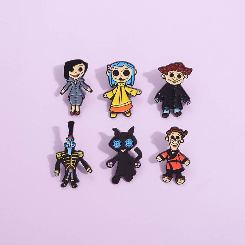 Cartoon Brooch Factory - Black Cat Kitty Lapel Pin