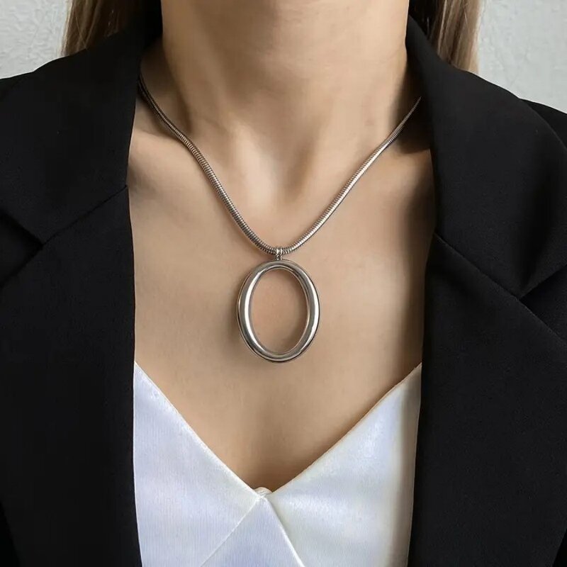 Stainless Steel Necklace Factory - Geometric Pendant Jewelry