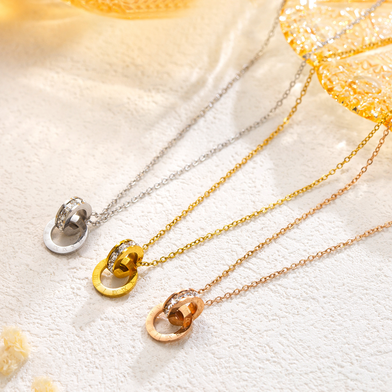 Jewelry Set Factory - 18K Gold-plated Zircon Set