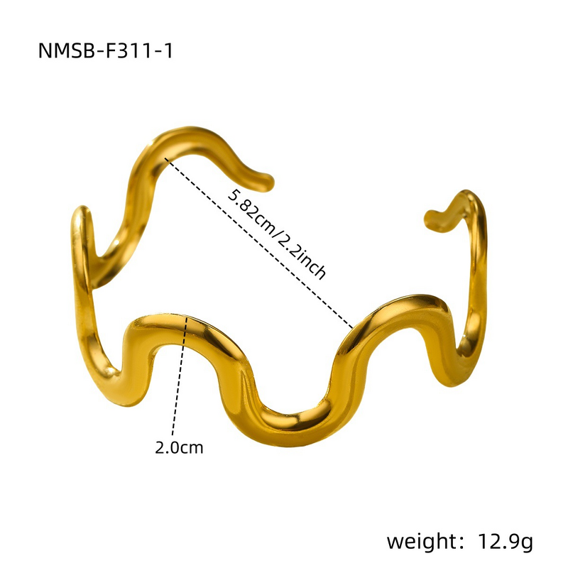 Jewelry Set Factory - Gold Titanium Steel Bracelet Necklace