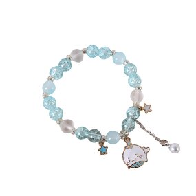 Crystal Bracelet Factory - Popcorn Anime Charm Bracelet