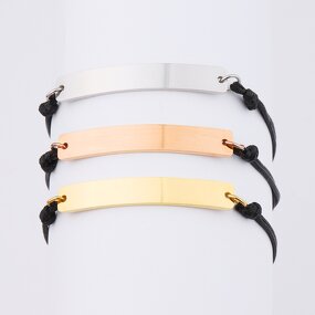 Cord Bracelet Factory - Custom Braided Stainless Steel Bracelet