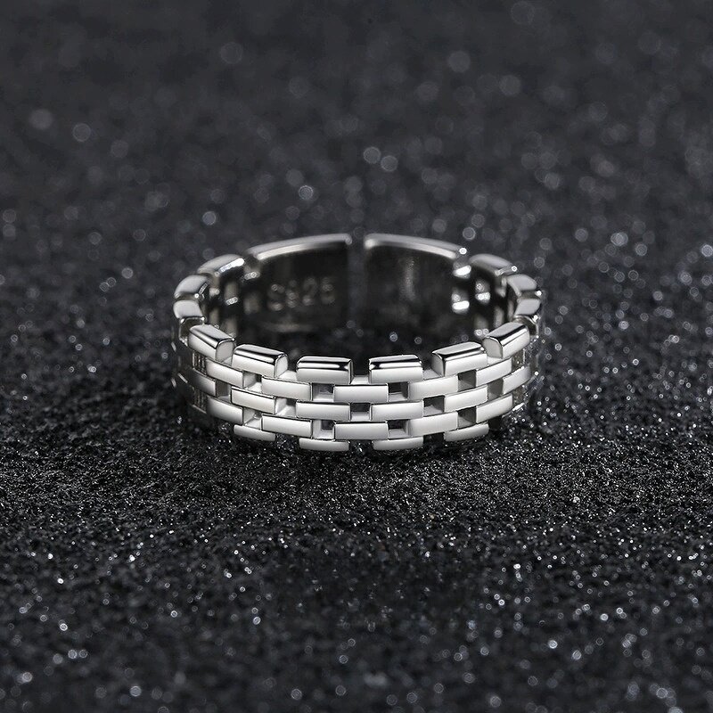 Copper Ring Factory - Vintage Geometry Adjustable Ring