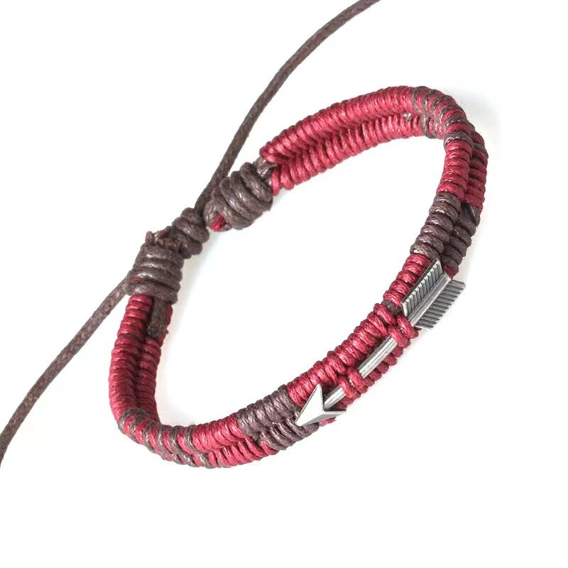 Metal Bracelet Factory - Arrow Wax Thread Woven Bracelet
