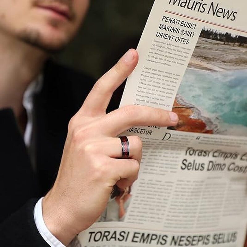 Tungsten Carbide Ring Factory - Viking Dragon Wedding Band