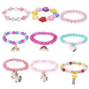 Cartoon Bracelet Factory - Unicorn Elastic Charm Bracelet