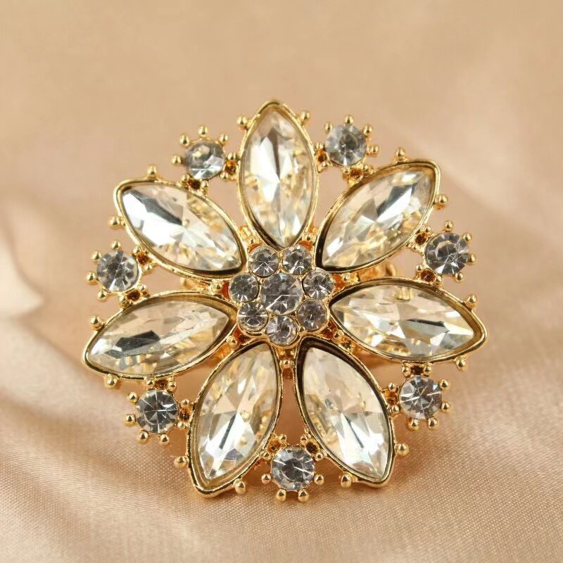 Ring Set Factory - Adjustable Flower Gemstone Rings