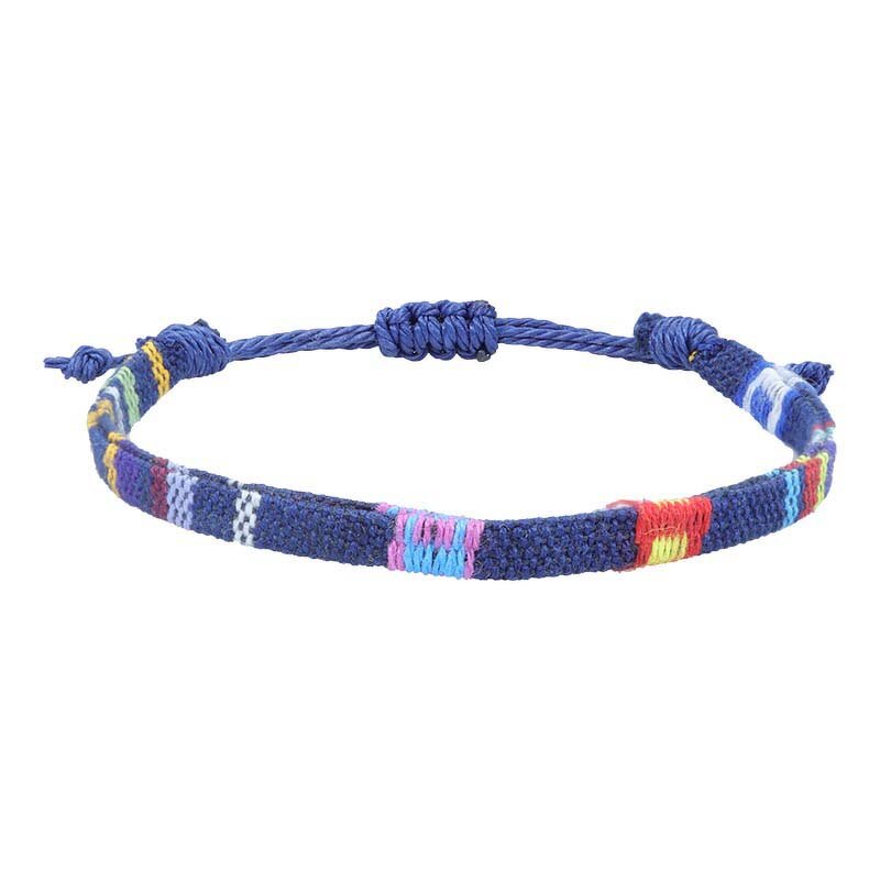 Bohemian Bracelet Factory - Cotton Linen Rainbow Bracelet