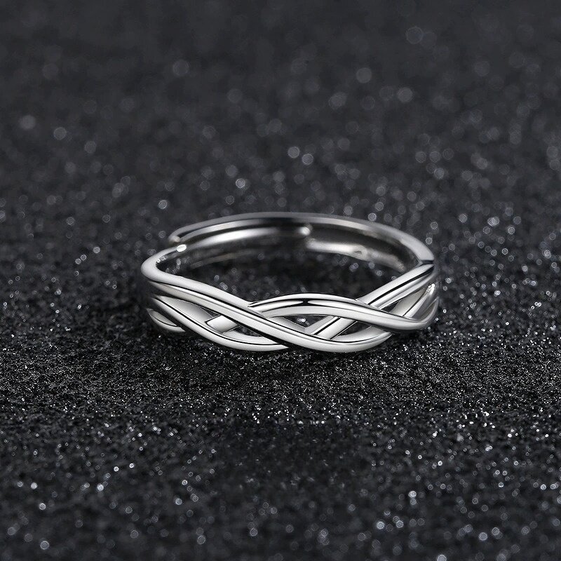 Copper Ring Factory - Vintage Geometry Adjustable Ring