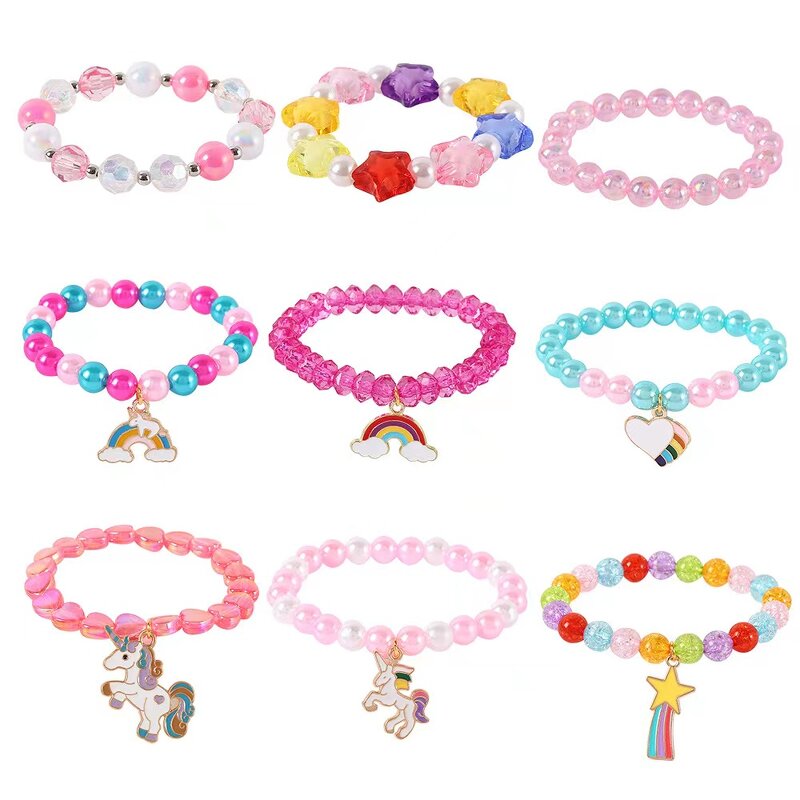 Charm Bracelet Factory - Cartoon Unicorn Acrylic Bracelet