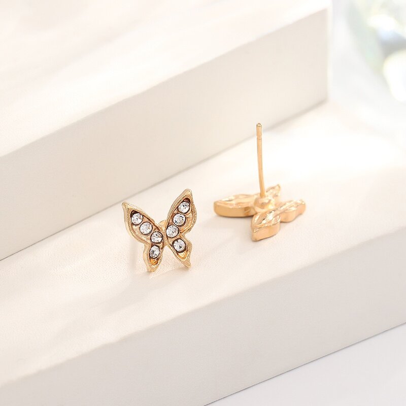 Jewelry Set Factory - 4pcs Zircon Butterfly Wedding Set