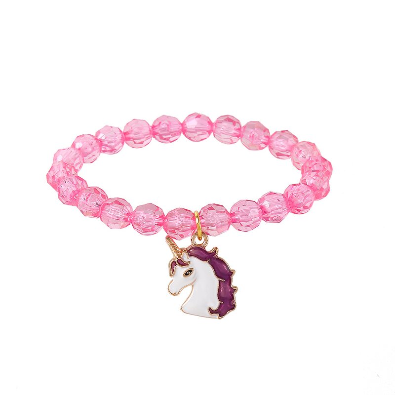 Cartoon Bracelet Factory - Unicorn Elastic Charm Bracelet