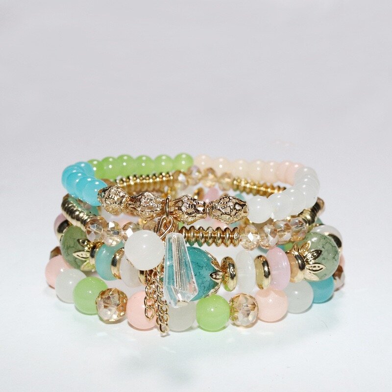 Bracelet Set Factory - 4pcs Bohemian Crystal Bracelet