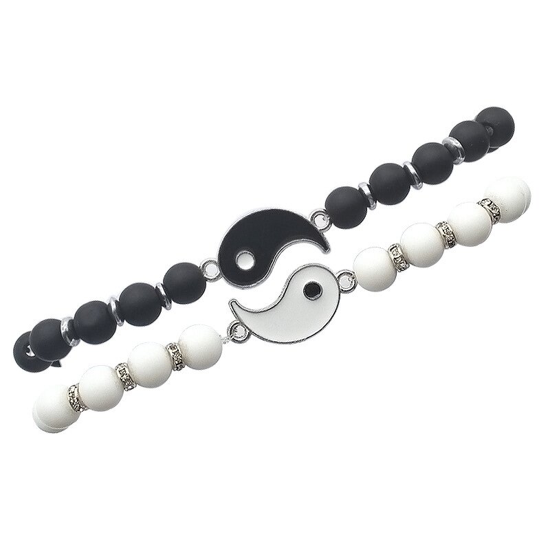 BFF Bracelet Factory - Matching Yin Yang Couple Bracelet