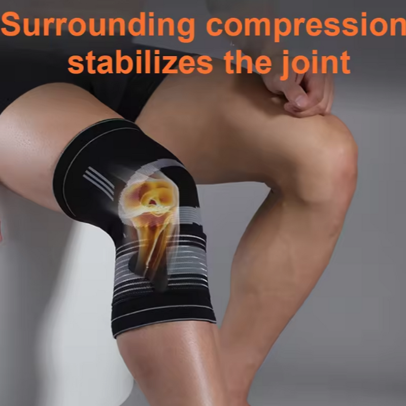 Customized One-Size Knee Pads and Basketball Compression Sleeves Flexible Sports Relief for Arthritis Pain Protection
