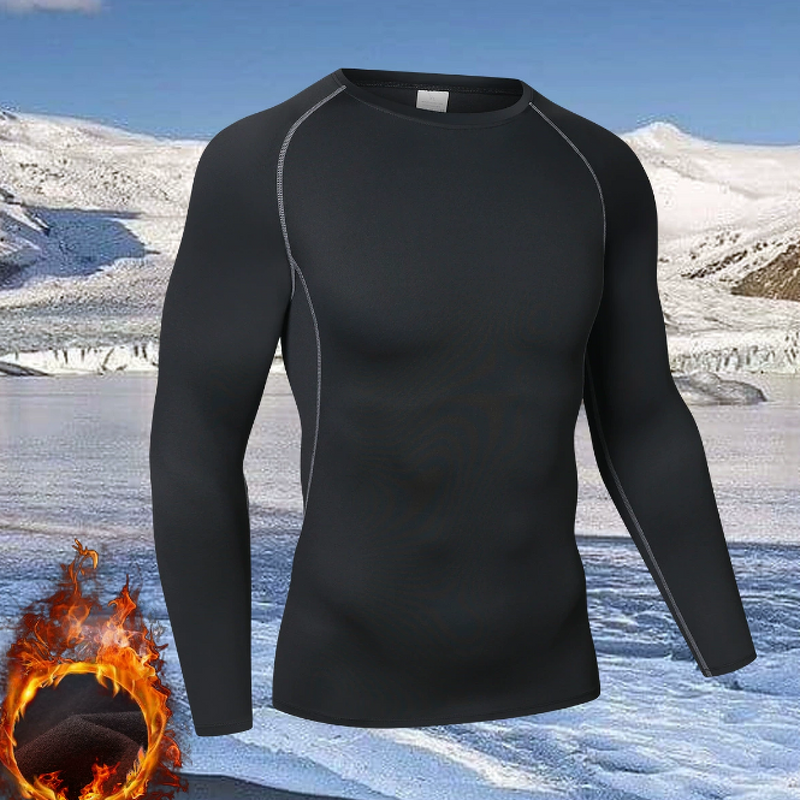 Patterned Men's Active Gym Training Set Compression Tights Shorts Customizable Lightweight Breathable Yoga Wear XL Size Front