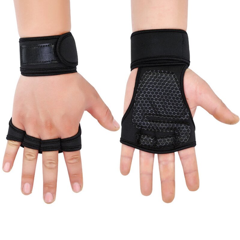 Non-Slip Half-Finger Fitness Gloves for Yoga and Weight Lifting Neoprene Breathable Material Available in M L XL Sizes