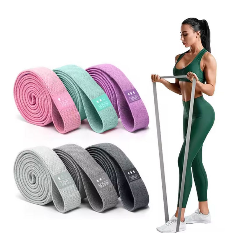 High Elastic Long Fabric Full Body Exercise Bands Set Pull-up Assistance Stretch Bands