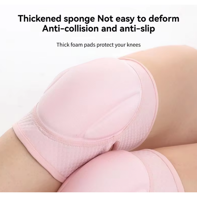 Custom Polyester Knee Pads for Pole Dance and Ballet Non-Slip Silicone Pylon Modern Dance Brilliant Protection Layer