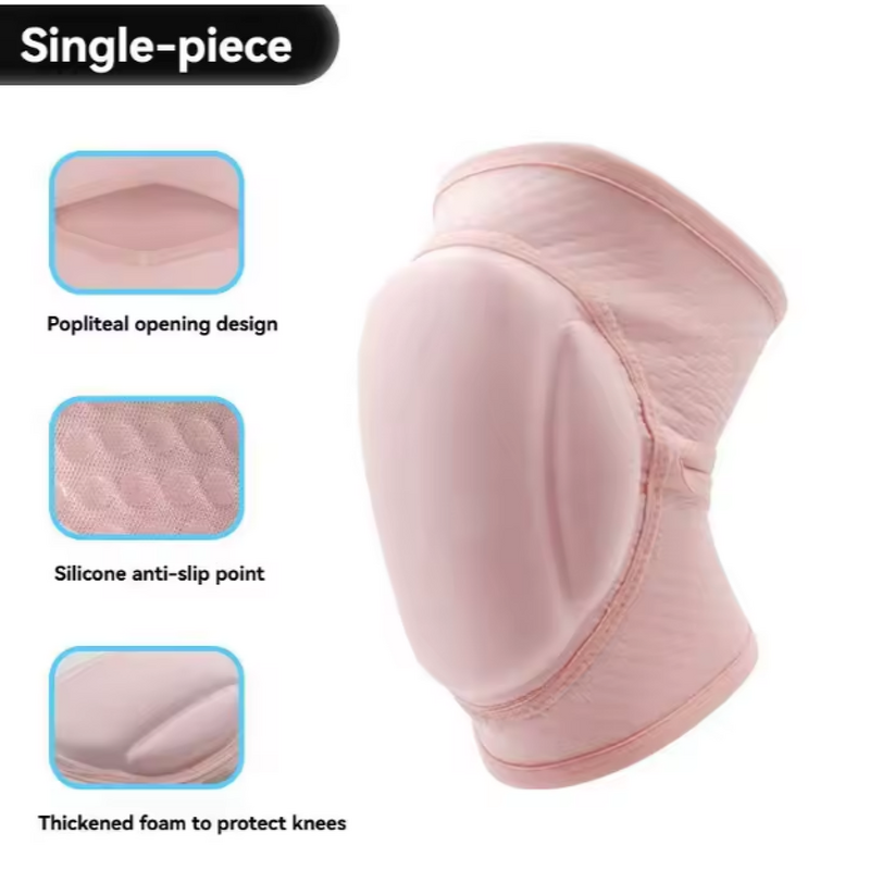 Custom Polyester Knee Pads for Pole Dance and Ballet Non-Slip Silicone Pylon Modern Dance Brilliant Protection Layer