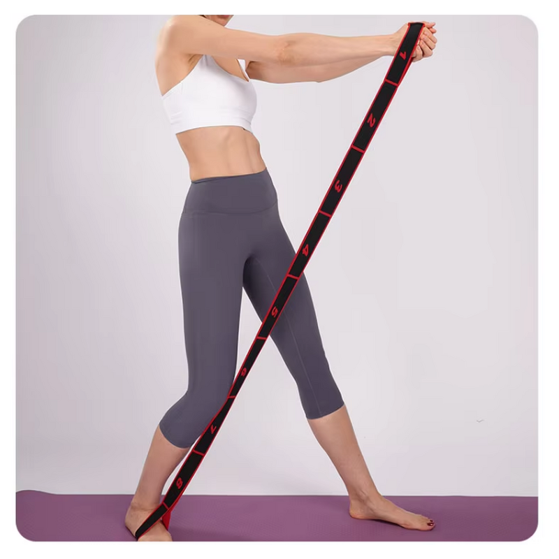 Yoga Rope Pilates Fitness Elastic Resistance Band for Stretching and Exercise