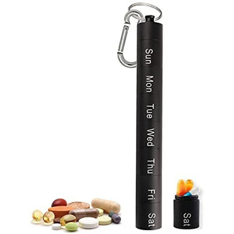 Waterproof Portable Outdoor Emergency Medicine Pill Sealed Jar Medicine Pill Box