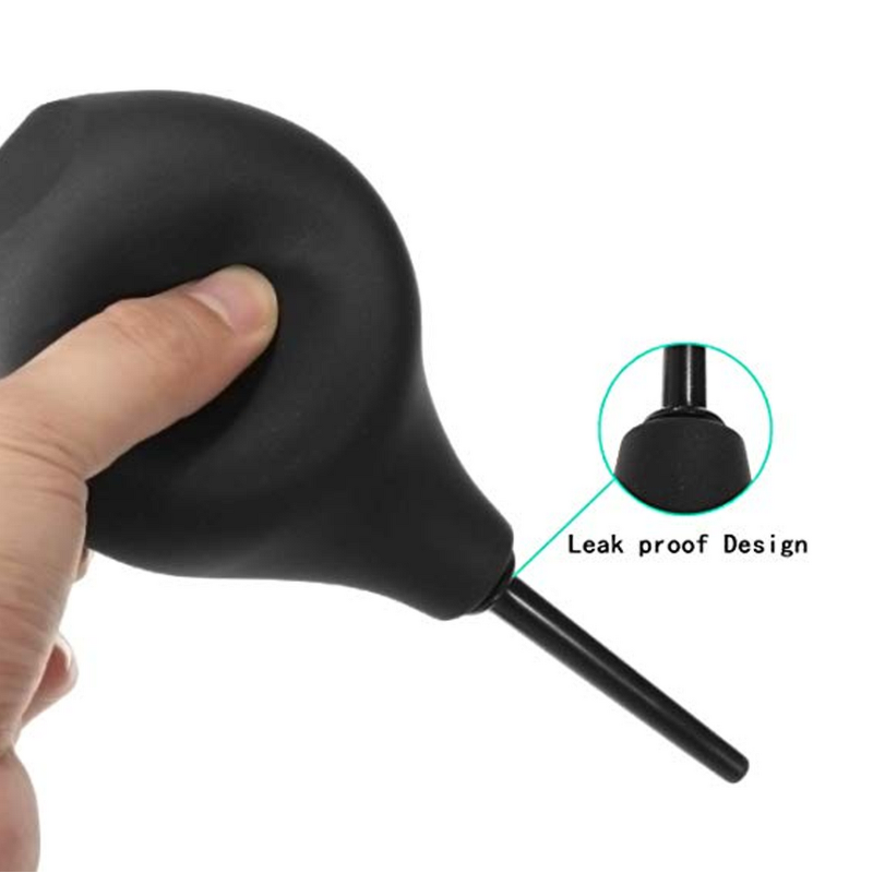 High Quality 224ml Pvc Vagina Anal Douche 100% Safe Reusable Enema Bulb for Men Women