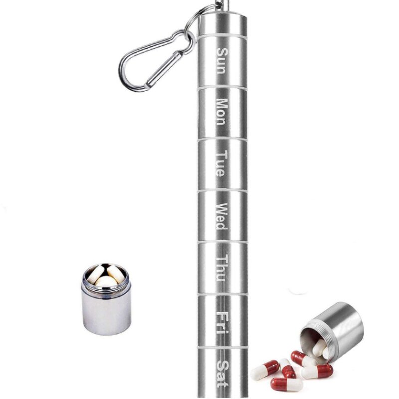 Waterproof Portable Outdoor Emergency Medicine Pill Sealed Jar Medicine Pill Box