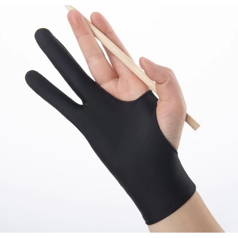 Eco-Friendly Daily Life Sketching & Oil Painting Gloves Anti-Stain Cotton Mittens with Touchscreen Compatibility