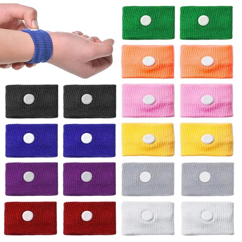 Carsickness Soft Click Press Prevent Nausea Seasickness Relief Car Sickness Wristbands