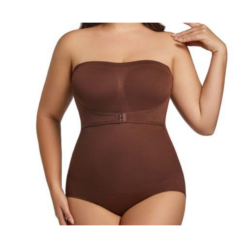 Women's Plus Size Bodysuit Tummy Control Seamless Body Shaper Top Sleeveless Silk Tanks Breathable Shapewear