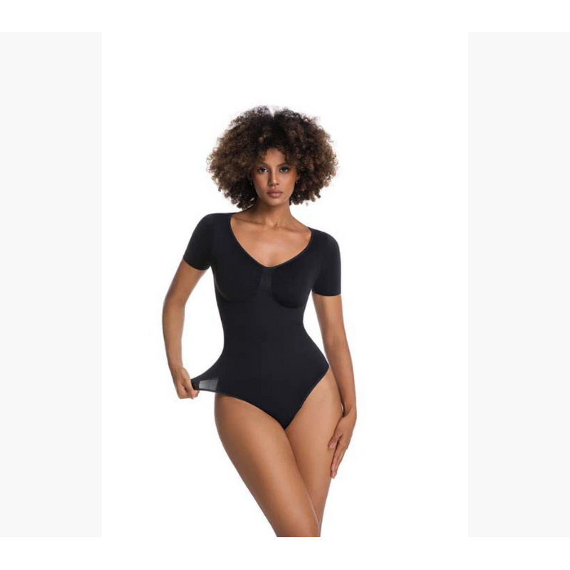 Womenitas Comfortable All-Day Shapewear Bodysuit Seamless Tummy Control Firm Compression Breathable Nylon Spandex Shaper