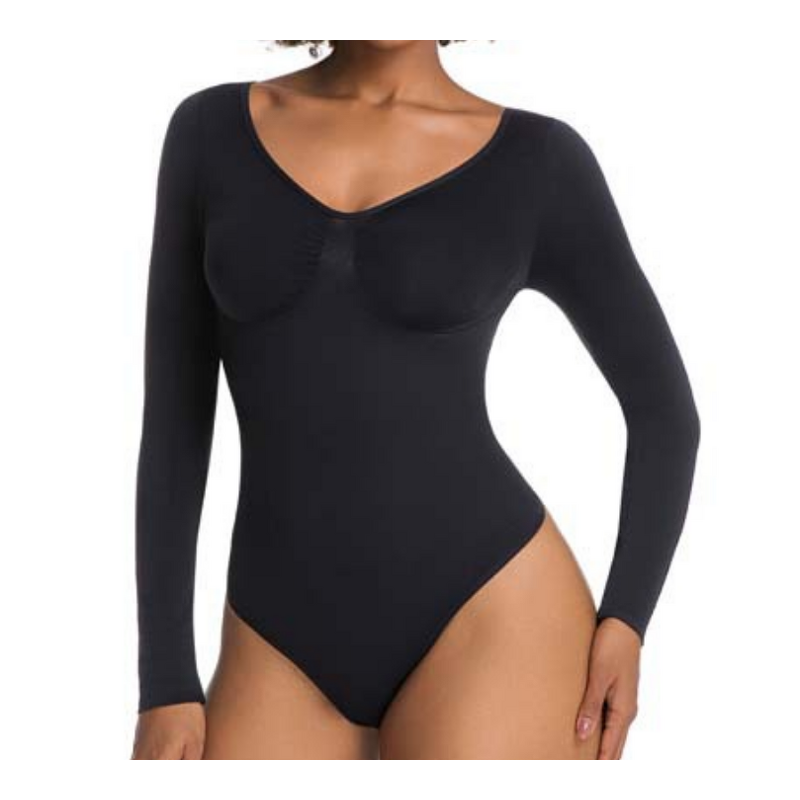 Womenitas Comfortable All-Day Shapewear Bodysuit Seamless Tummy Control Firm Compression Breathable Nylon Spandex Shaper