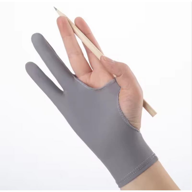 Eco-Friendly Daily Life Sketching & Oil Painting Gloves Anti-Stain Cotton Mittens with Touchscreen Compatibility