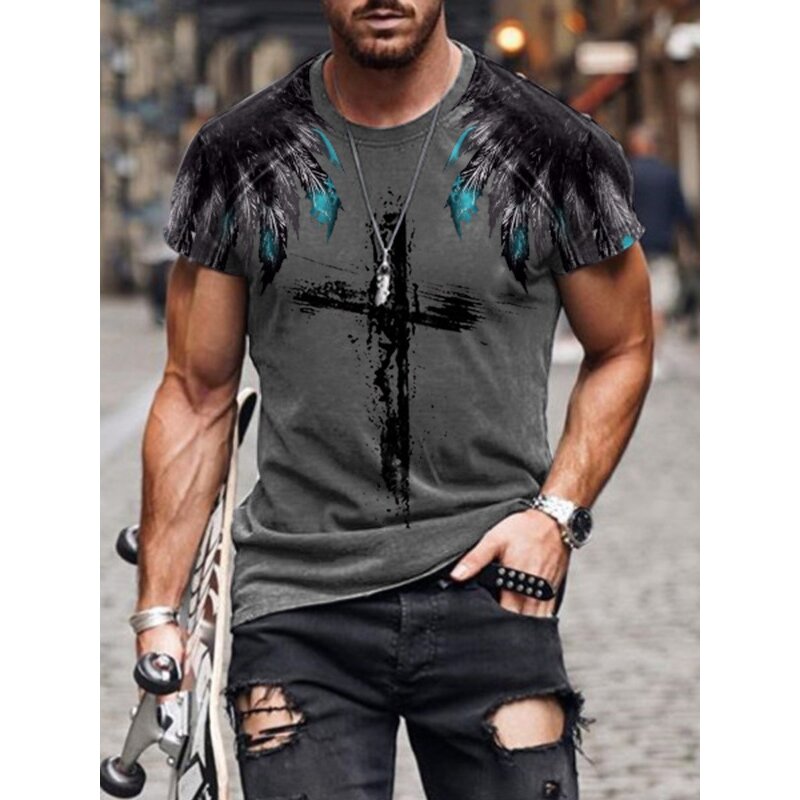 3d T-Shirt Body Fit Men's Shirts Classic Adult Outfit Clothing Shirt Men Clothing Men T-shirt With Logo Custom Logo Printed