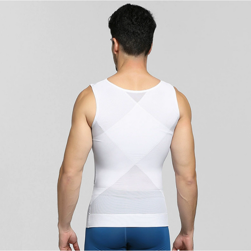 Men's Shapewear Workout Tank Tops Compression Muscle Shirt Slimming Body Shaper Vest