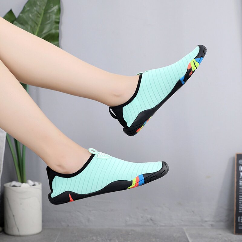 Unisex Water Non-Slip Sneaker Shoes Swimming Diving Socks Summer Aqua Beach Sandal Flat Shoe Seaside Socks Slipper for Men Women