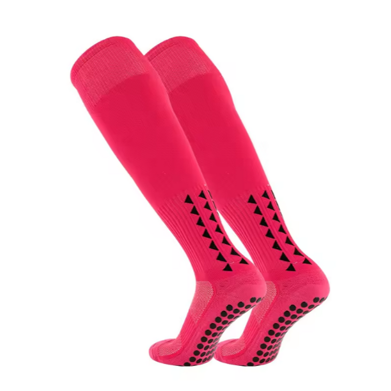 Wholesale Men's Age Men's Solid Color Sports Socks Long Tube Thick Towel Bottom Socks Non-slip Custom Men's Football Socks