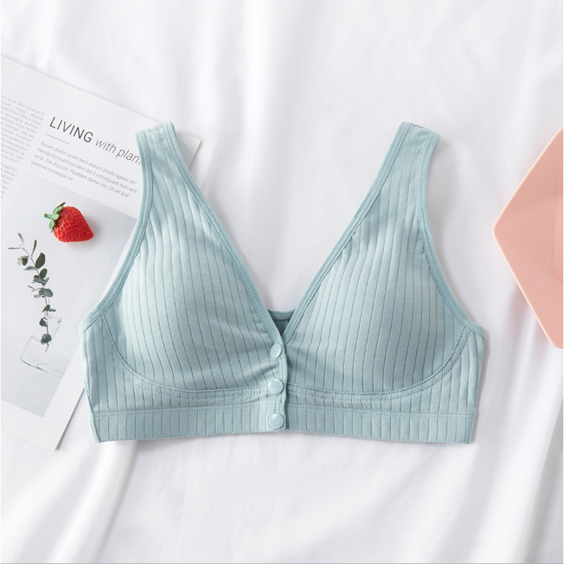 Hot Selling Soft Maternity Bra Hand Free Women Nursing Bra Front Closure