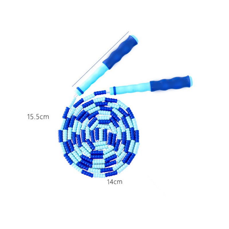 High Quality PVC Student Skipping Rope Soft Beaded Jump Rope for Kids