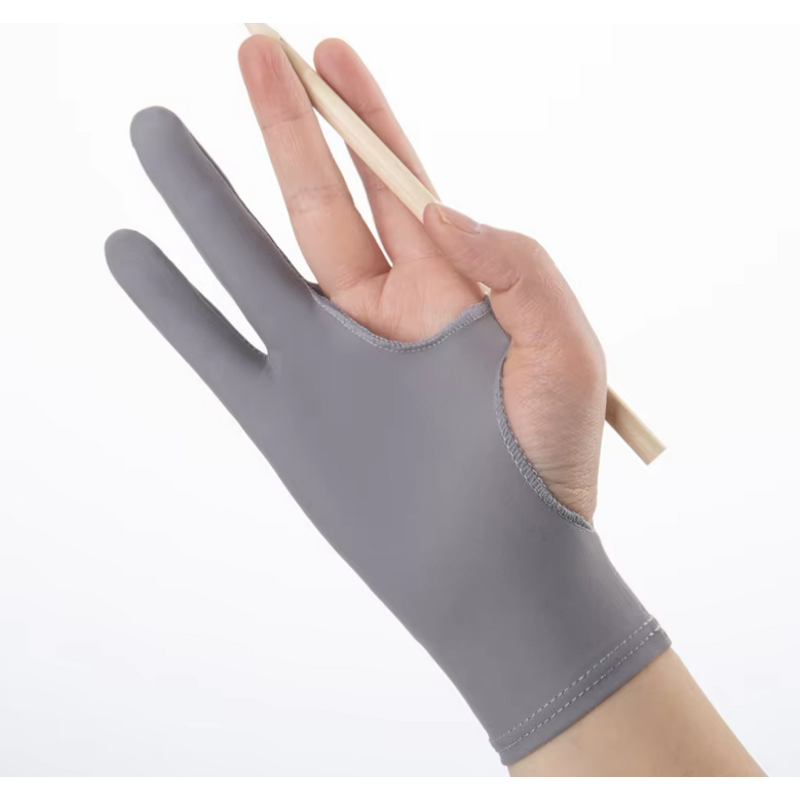 Fishing Gloves Non-slip Anti-puncture Unisex Two-finger Rod Casting Control Line Finger Protection Gloves Fishing Equipment