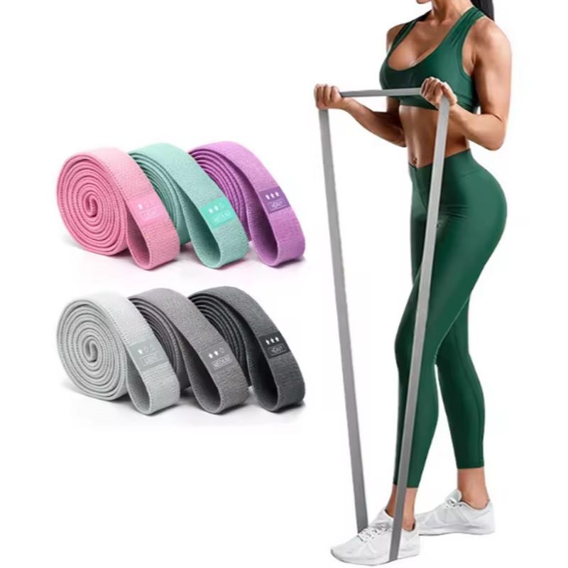 High Elastic Long Fabric Full Body Exercise Bands Set Pull-up Assistance Stretch Bands
