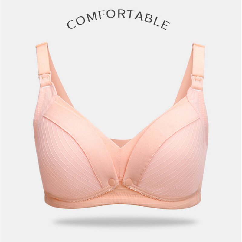 Wireless Maternity Bra Gathered Anti-sagging Pregnancy Nursing Underwear Breastfeeding Bra