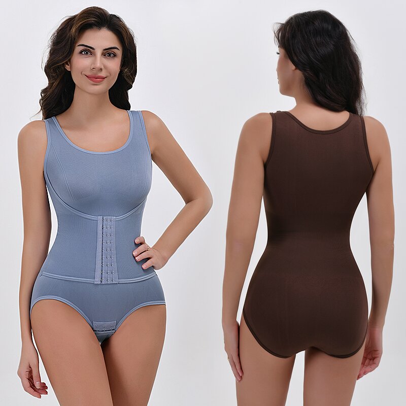 Sexy Shapewear Bodysuit for Women Tummy Control Corset Tops Body Suits Backless Body Shaper Tank
