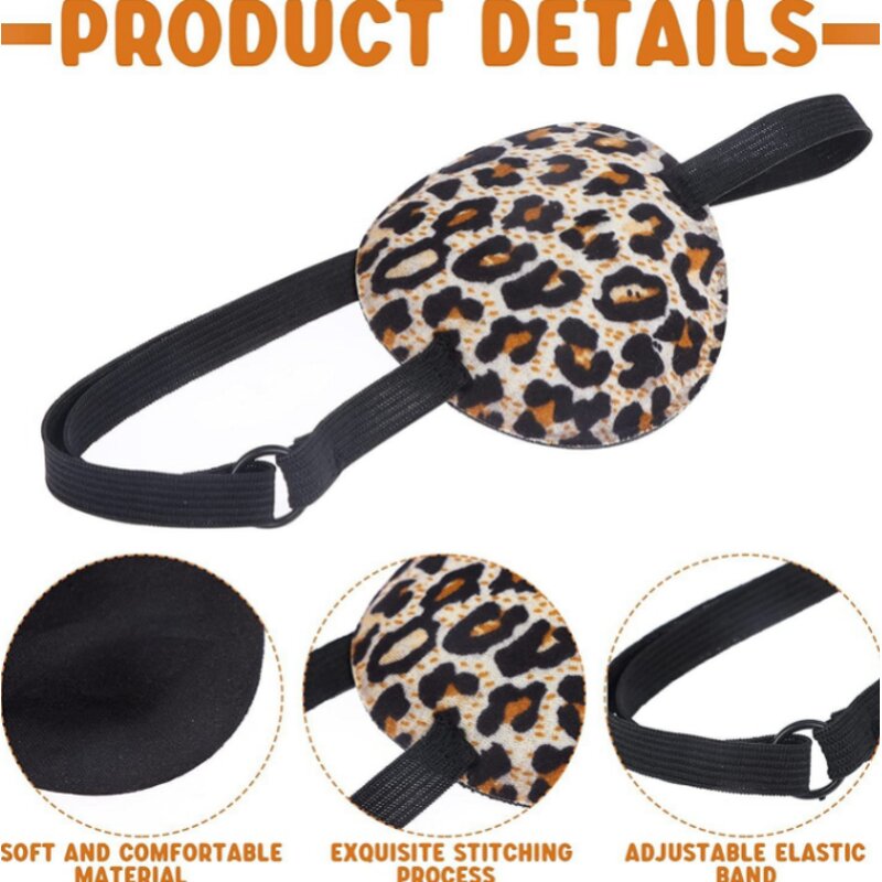 Multi Colors Vision Correction Eye Patch Amblyopia Eyeshade Cover Cyclopia One Eyed Pirate Eye Mask