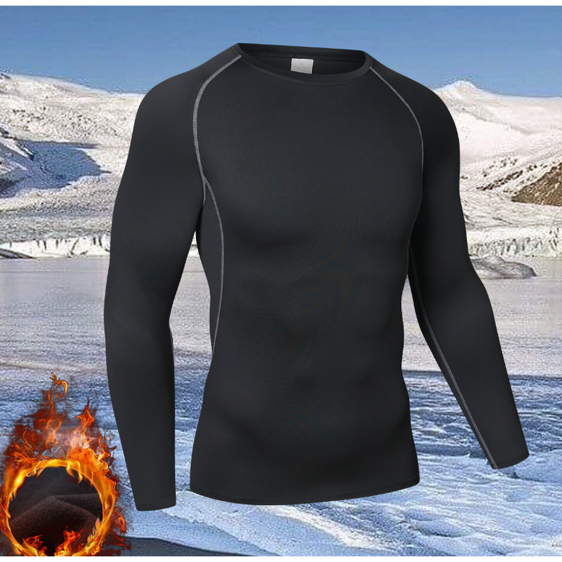 Patterned Men's Active Gym Training Set Compression Tights Shorts Customizable Lightweight Breathable Yoga Wear XL Size Front