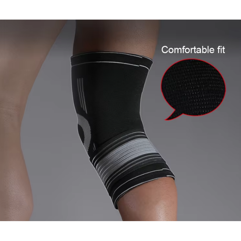 Customized One-Size Knee Pads and Basketball Compression Sleeves Flexible Sports Relief for Arthritis Pain Protection