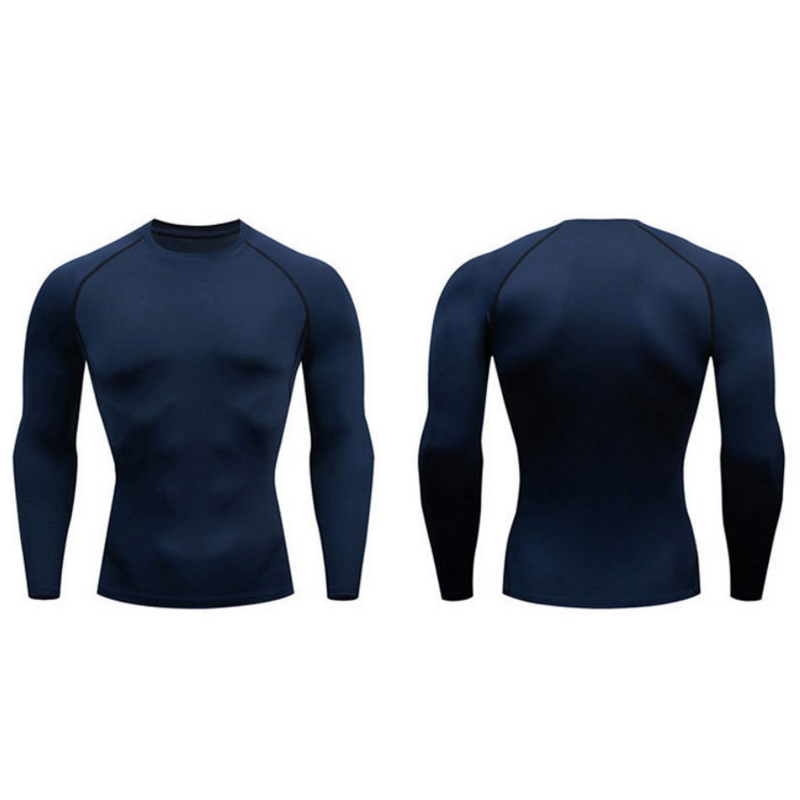 Custom Men's Gym Wear Active Fit Muscle T-Shirts with Long Sleeves Printed Techniques Plus Size Breathable for Spring Season